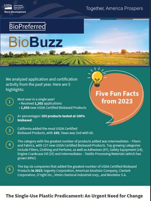 BioPreferred - BioBuzz Newsletter - Docupots