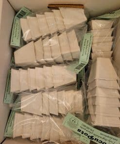 120 Docupots seedling cups in a shipping container.